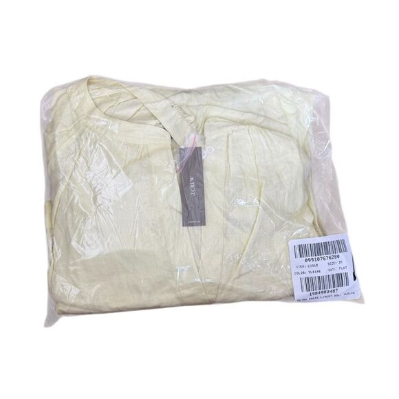 NWT J CREW Tall superwide Stratus pant in city twill
in “Pale Flax” yellow - Picture 8 of 8